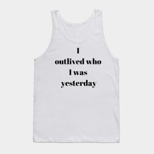 Wisdom Quotes Design Tank Top